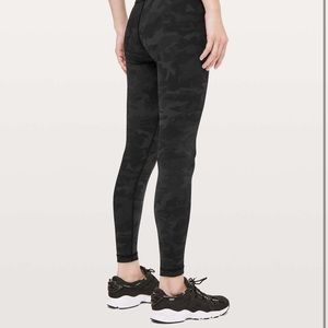 Lululemon Wunder under camo leggings